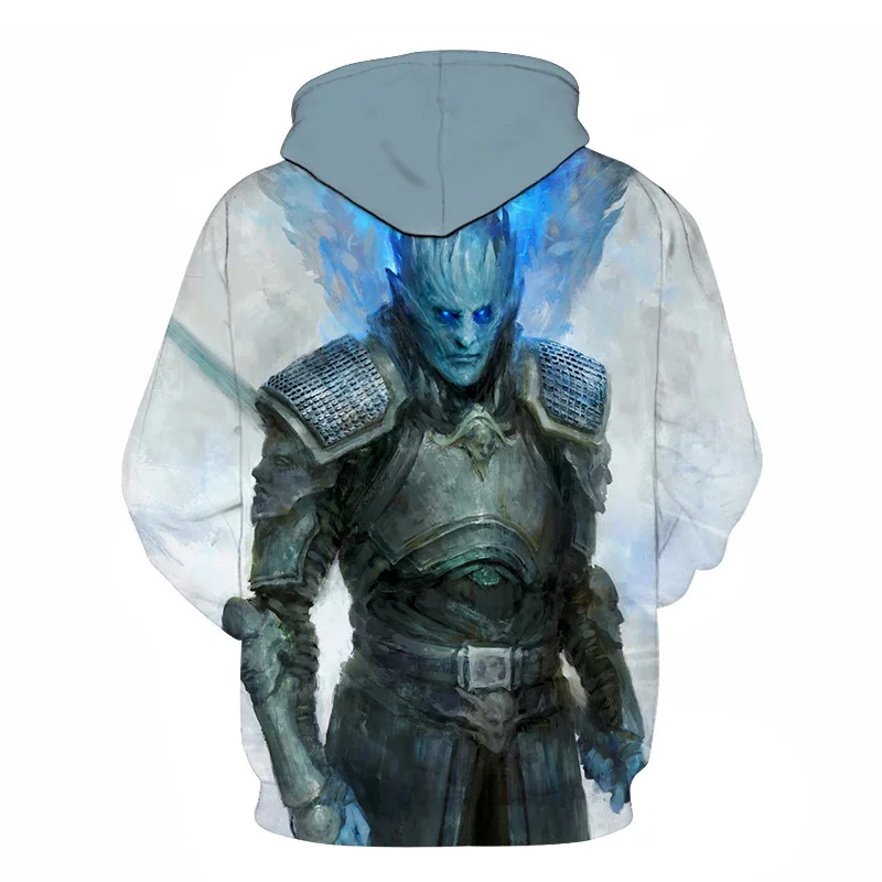 New Movie Game of thrones Hoodie Men Women All characters Cosplay 3d Sweatshirts Hoodies Casual Men Streetwear Pullover 6XL