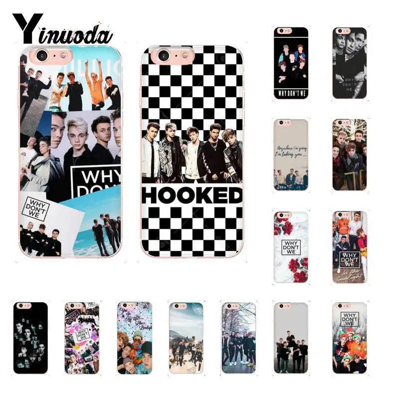 Yinuoda Why dont we Soft Silicone TPU Phone Cover for iPhone 8 7 6 6S Plus X XS MAX 5 5S SE XR 10 Fundas Capa
