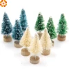 New!15PCS DIY Christmas Tree 3Colors Small Pine Tree Mini Trees Placed In The Desktop Home Decor Christmas Decoration Kids Gifts ► Photo 1/6