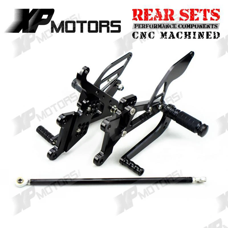 Регулируемые Подножки Rearset кронштейн крепления для Yamaha YZFR6 2003-2005 YZFR6S 2006-2009 YZ-F R6 R6S |