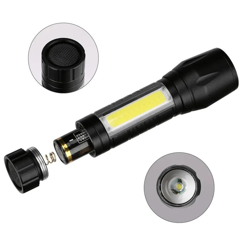 SANYI мини светодиодный светильник фонарь COB ручка светильник для кемпинга охотничья лампа для наружного портативного фонаря Питание от батареи АА