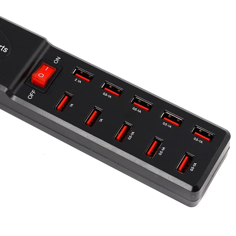 10 USB Charging Ports