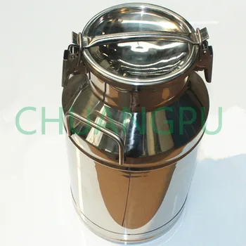 

50L Stainless Steel304 Material Milk Can, Milk Jars, Milk Barrel with Lids for Cow/Goat Milking Machine