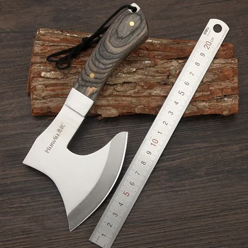 2019 Sharp F702 Survival tomahawk axes hatchet camping hand fire axe Boning Knife for Chopping meat Bones 1