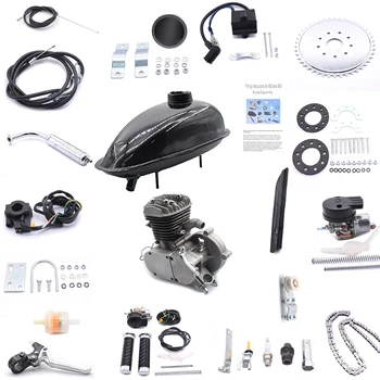

80cc 2-stroke Bicycles Motor Kit Bike Engine Modified Kit 5000r/min Bicycles Engine Conversion Kit For 24" 26" 28" Wheeled Bikes