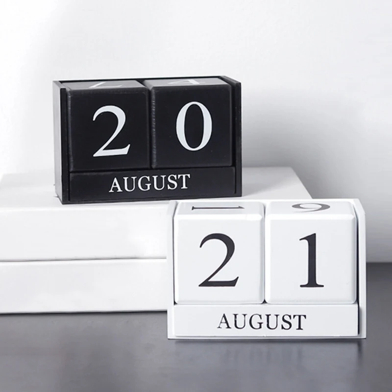 

2019 New Wooden Calendar Wooden Ornament Room Decor Nordic Style Room Decor Scandinavian Style Ornament Ins Popular Room Decor