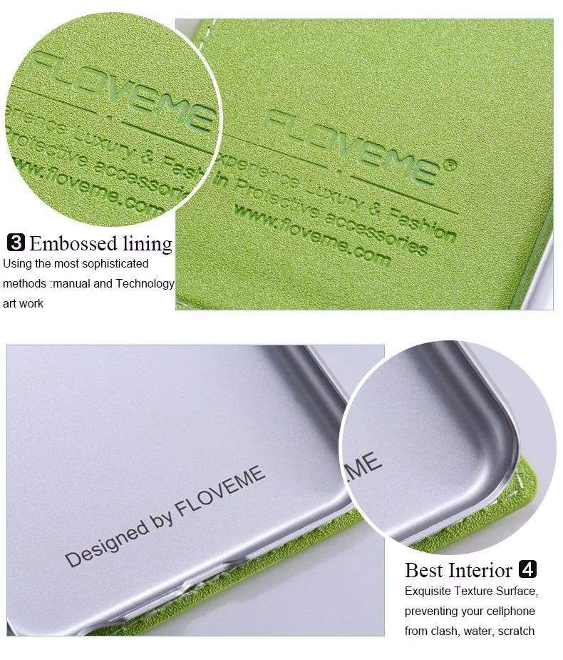 FLOVEME Luxury Ultrathin Flip Leather Phone Case For Apple iPhone 7 4.7 inch Wallet Holster Back Cover Bag For iPhone 7 Plus 5 (10)