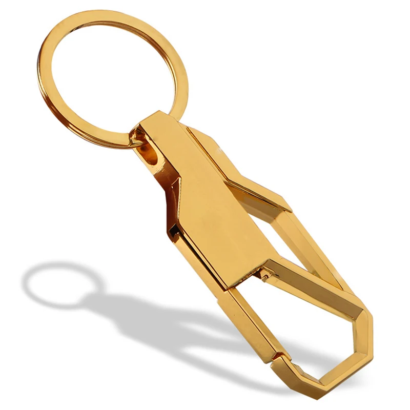 

QPLOVE Car Keychain Stainless Metal Material Neutral Shape Suitable for Man and Woman Security Anti lost Car key rings