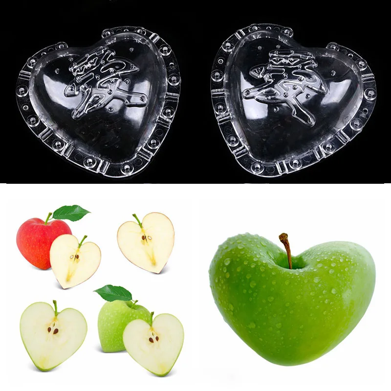WHISM креативная форма для выращивания фруктов для огурца, яблока, клубники, звезды/в форме сердца Прозрачная форма для выращивания для сада