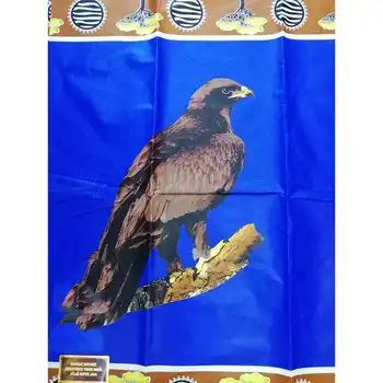 

Nigeria Ankara African 100% cotton Wax Prints Fabric High Quality 6 yards new big bird animal design dashiki fabric for cloth