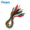 Cleqee P1025 10pcs Alligator Clips Electrical DIY Test Leads Alligator Double-ended Crocodile Clips Roach Clip Test Jumper Wire ► Photo 3/5