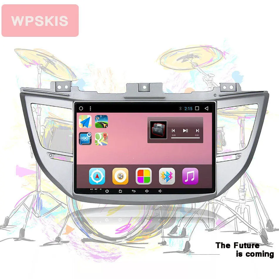 Clearance 4G+64G Octa 8 core android 9.0 car dvd for Hyundai Tucson/IX35 2016 2017 2018 multimedia car radio gps Head units Tape Recorder 1