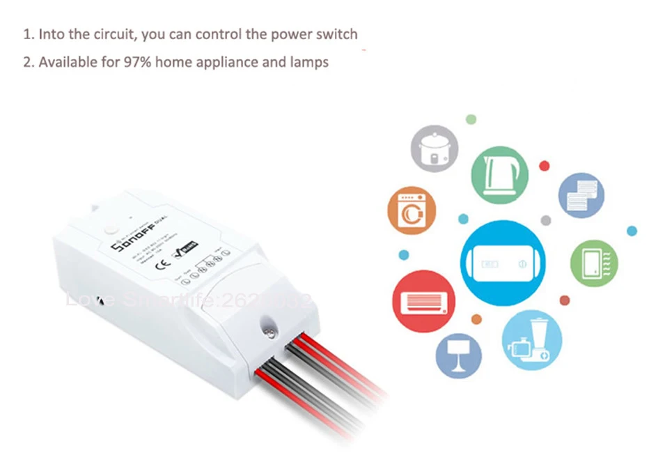 Itead Sonoff Dual Smart Home 2 Way Wifi Timing Switch,APP Wireless Remote Control DIY Timer Switch Home Automation Ewelink