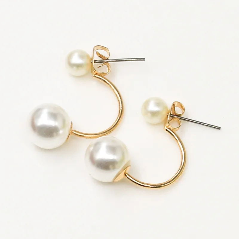 Korean Star Jewelry Imitation Pearl Earrings Classic | Украшения и аксессуары