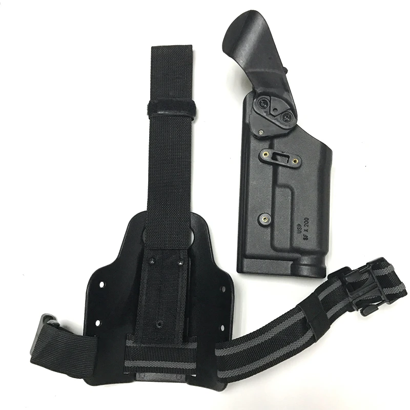 Details about   New CQC Military Pistol HK USP Thigh Holster Airsoft Loop Paddle Gun Leg Holster 