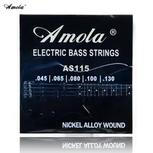 Оригинальный amola, так AS115 045130 бас-гитары басовые струны 5 Электрический бас струны среднего 1 наборы