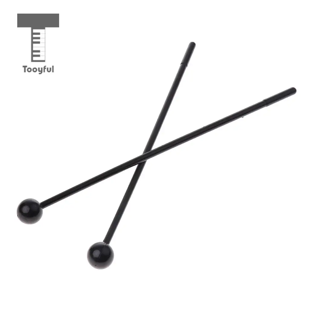 Tooyful 1 Pair Plastic Bell Mallets Glockenspiel Sticks Musical Percussion Mallet stick Musical i Instrument Parts 