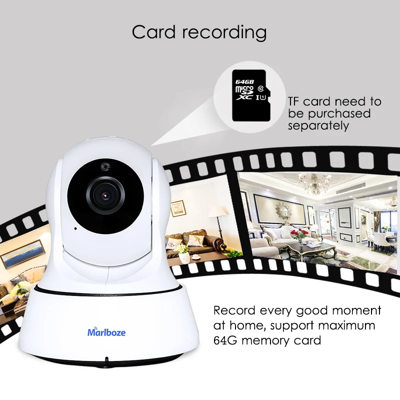  Marlboze 1080P HD Wifi IP Camera Wireless CCTV Home Security Surveillance Camera IR Night Vision Ba - 32812993857