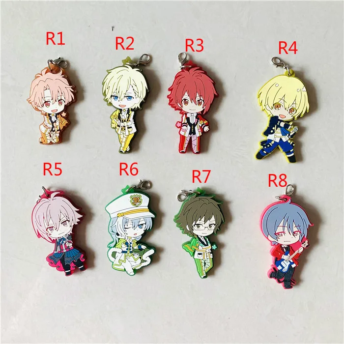 

[R] Clearance Sale Rubber Key Chain Action Figure Collection Bag Mobile Phone Pendant Toys for Children Christmas Gifts 3-5cm
