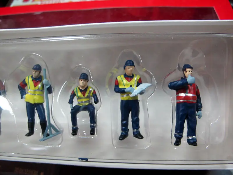 Details about / construction site workers 6 figures set 1//50 Finished 6 figures model Set