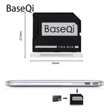 Для Macbook Pro retina 1" модель Mid 2012/раннее 2013 кардридер 503A Baseqi мини кард-накопитель адаптер