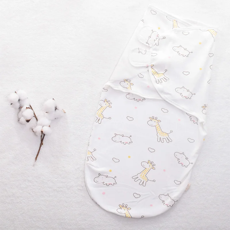 Новое хлопковое одеяльца для новорожденных, удобное детское Пеленальное Одеяло с принтом, детское одеяло, детское постельное белье