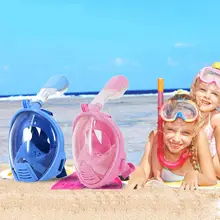 Популярная детская маска для подводного плавания с полным лицом, 180 градусов, маска для подводного плавания и подводного плавания, XS