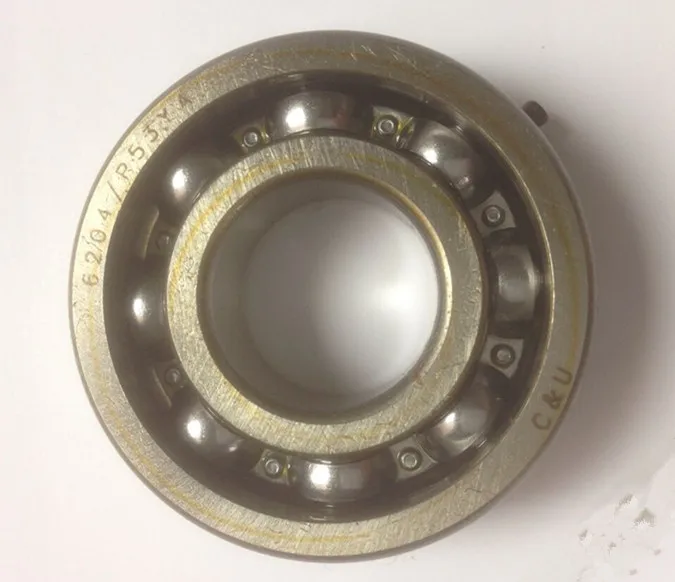 Free shipping crankshaft bearing 6204 for Hankai 5-6hp 2 stroke gasoline boat engine accessories free shipping nsk deep groove ball bearing japan bearing abec 5 6200 6201 6202 6203 6204 6205 6206 bearing