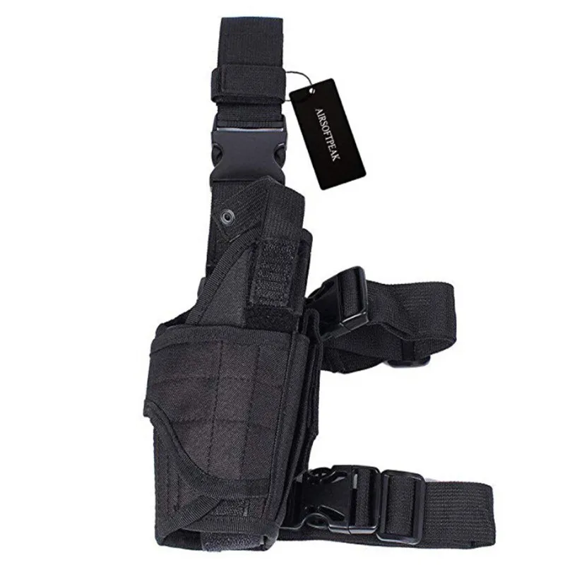 Tactical Leg Holster Universal Airsoft Pistol Gun Drop Leg Pouch