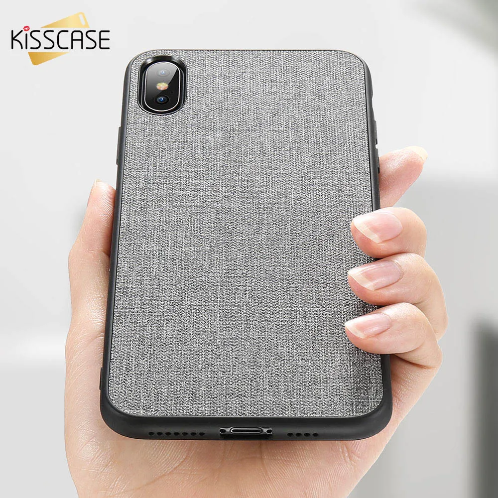 

KISSCASE Business Phone Case For Huawei Mate 20 Pro 10 Lite Soft Cloth Case For Huawei P20 Lite P Smart Plus Honor 10 Lite 7C 8X