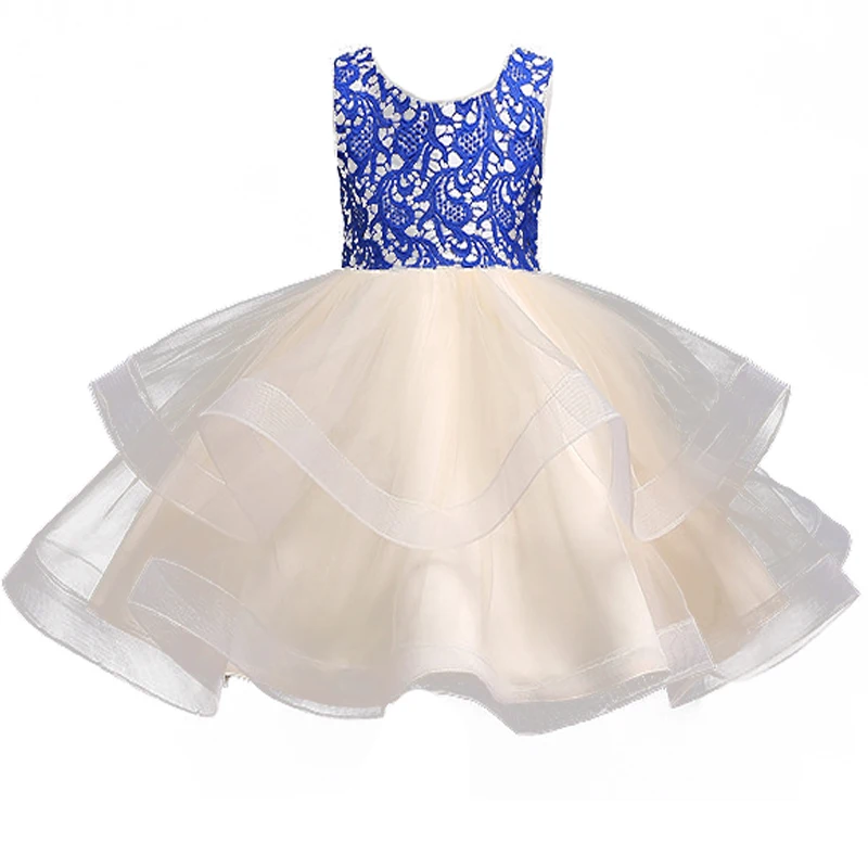 

New Arrival Baby Girls Princess Dress Kids Communion Clothes Toddler Baby Tulle Tutu Clothes Flower Girls Summer Party Vestidos