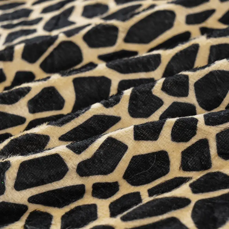 Дешевая ткань Леопардовый принт вельвет Лоскутная Ткань для сумки и дивана куклы материалы аксессуары для шитья ремесла TJ1226