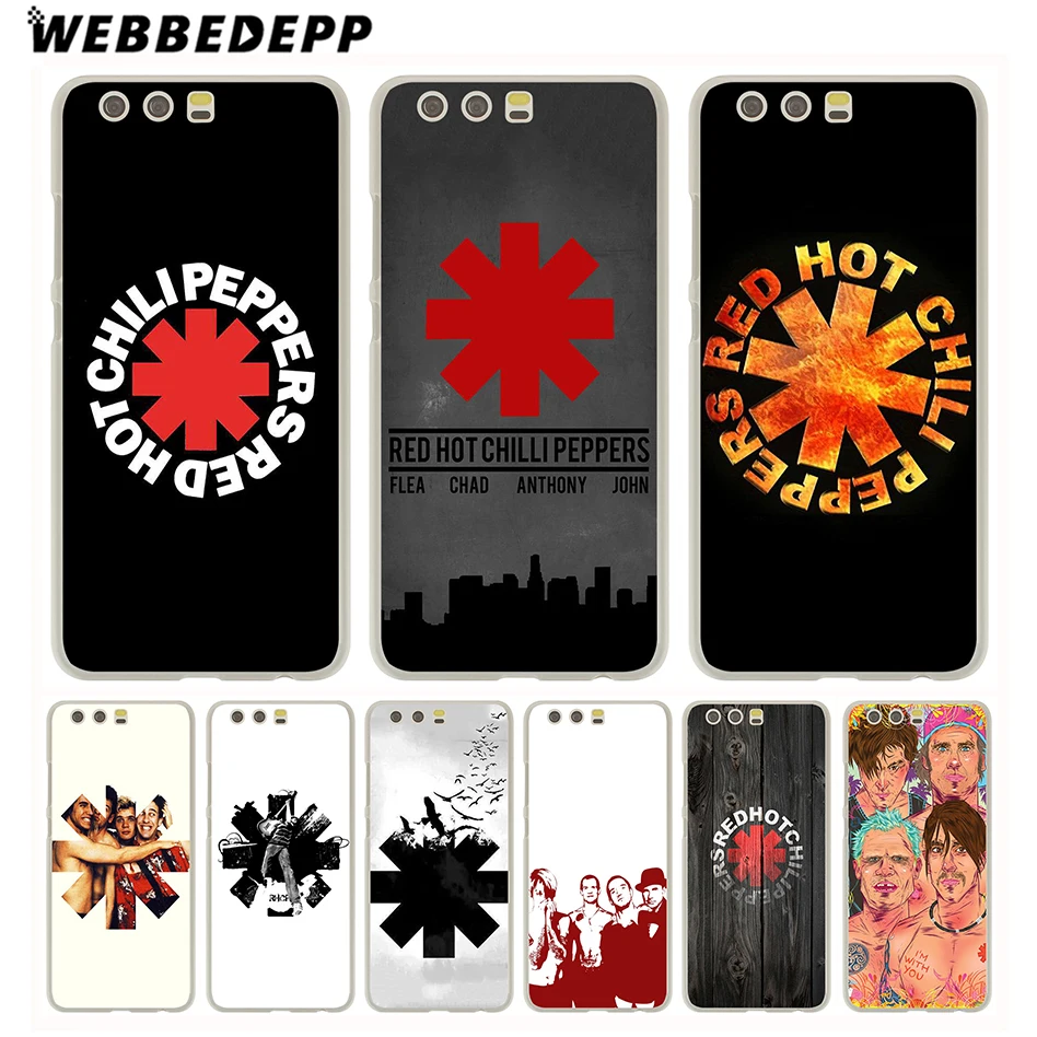 

WEBBEDEPP Rock band Red Hot Chili Peppers Case for Huawei P30 P20 Pro P smart 2019 Y7 Y9 2019 P10 P9 Lite 2016 P8 Lite 2015/2017