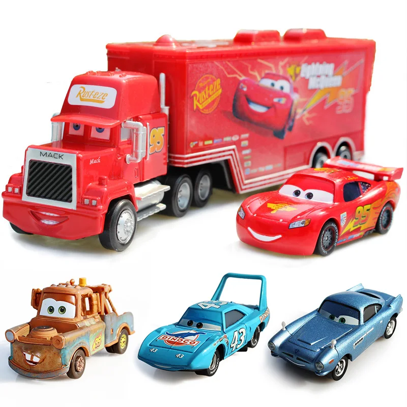 Машинки Disney Pixar в масштабе 1:55 для детей литые модели автомобилей Молния Маккуин
