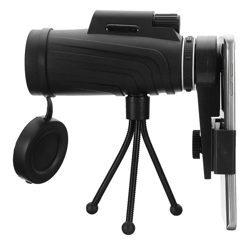 40X60 HD Zoom Lens Monocular Telescope + Tripod Clip for