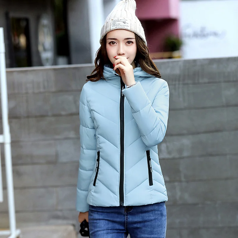 Nouvelle Dames Ciel Noir Courte Mode Parkas 5l17 rouge D'hiver pu Survêtement Chaud La À Plus photo 2xl Color 2017 De Mince blanc Femmes Taille rose Femelle Veste Manteau Capuchon d1AYwdgqC