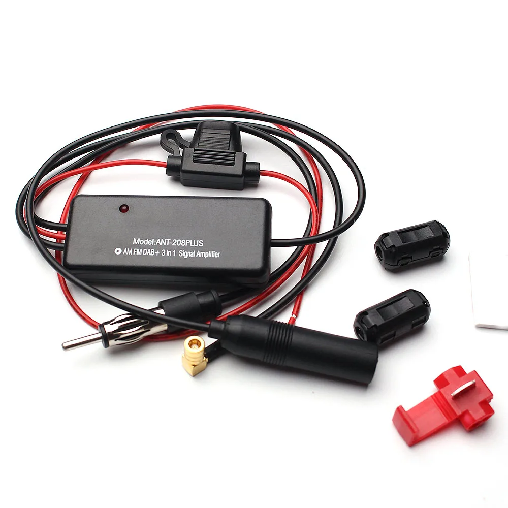 

Universal Automobile Parts 3 in 1 FM AM DAB Car Vehicle Antenna Radio Signal Amplifier Booster Radio Antenna Amplifier