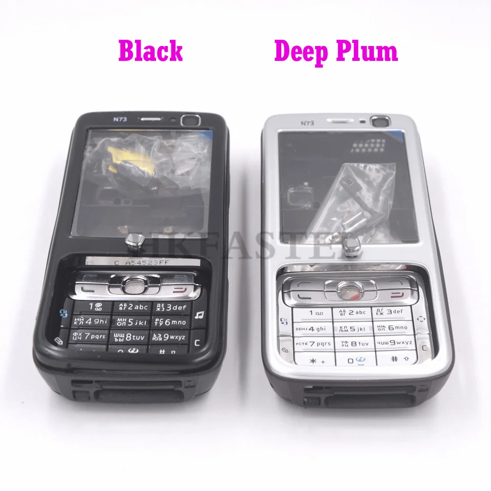 Для Nokia N73 совершенно новый полный мобильный телефон Корпус чехол клавиатура