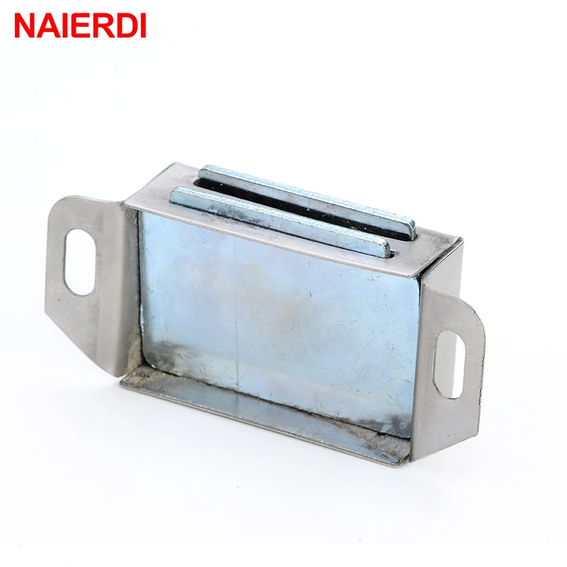 Magnetic Cabinet Catches NAIERDI Cabinet Catches Stainless Steel Magnetic Door Stop Closer Kitchen Damper Buffer For Cupboard Wardrobe Furniture Hardware magnetic cabinet catches door closer door catches magnetic cabinet latches cabinet door latch door stops cabinet door stop cabinet door buffer