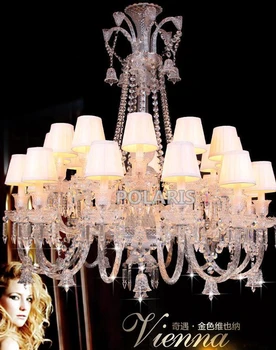 

Modern Luxury Crystal Chandelier Lighting Contemporary Hotel Restaurant Villa Lustre Cristal Chandeliers Pendant Hanging Light
