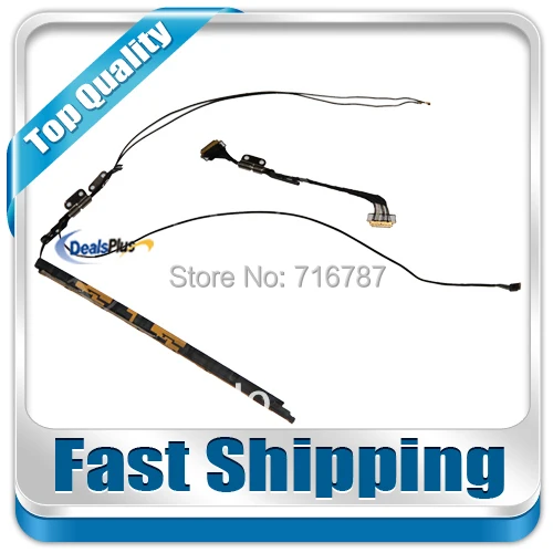 

Best price FITS Macbook Air 11" A1370 2011 year left hinge wifi antenna camera & lcd Cable & LCD Hinge