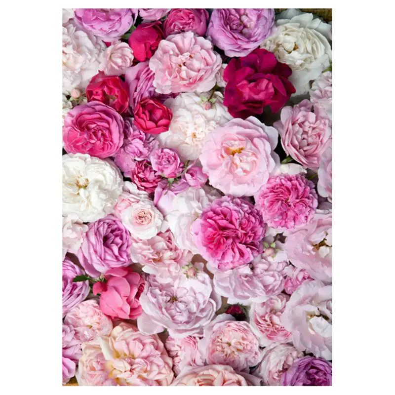 

Beautiful Flowers Background Cloth Photo Studio Shooting Backdrops Props Backgrounds Photography Accessories 0.9x1.5m
