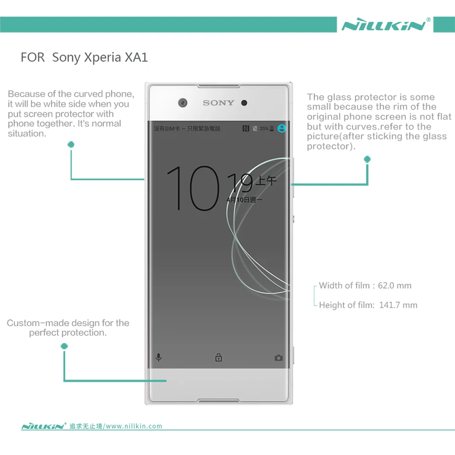 

for Sony Xperia XA1 NILLKIN Super Clear Anti-fingerprint Protective Film OR Matte Screen Protector Film For Sony Xperia XA1