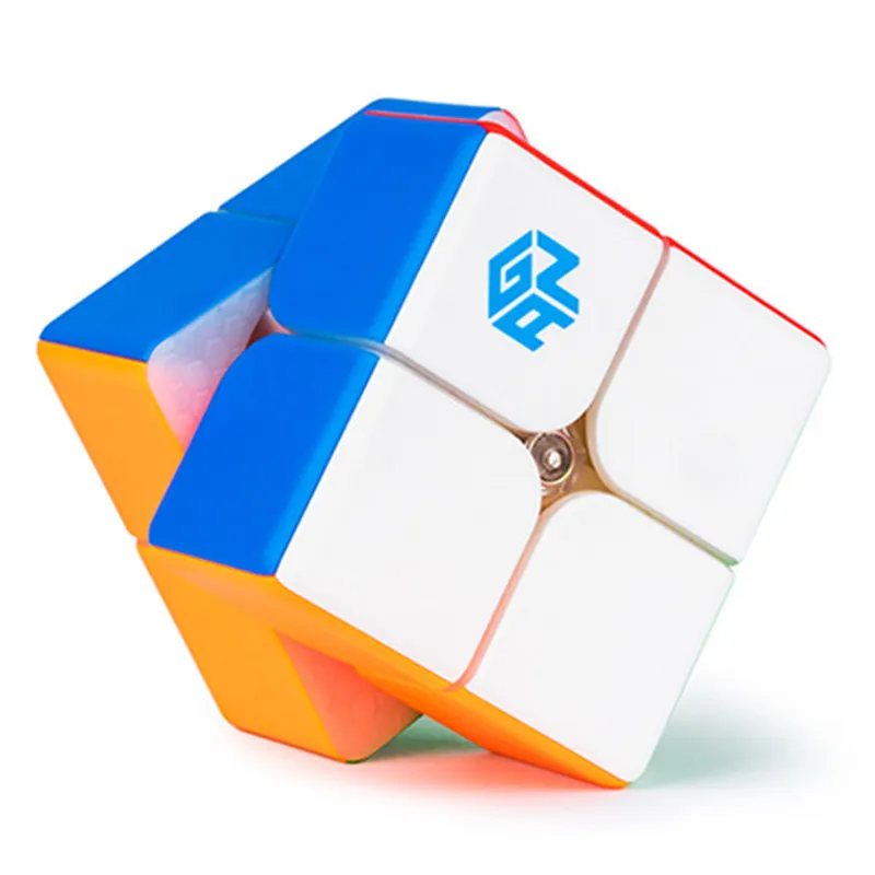 Gan 249 V2 2x2 магический скоростной куб без наклеек GAN 249 V2M Магнитный пазл Карманный Куб Красочные Gans игрушки для детей