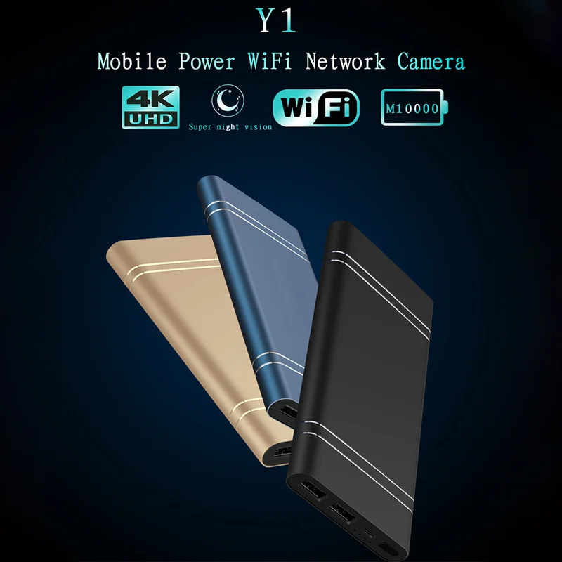 

Mobile Power Mini Camera 4K Infrared Night Vision and Motion Detection Mobile Power Wi-Fi Network Non-porous