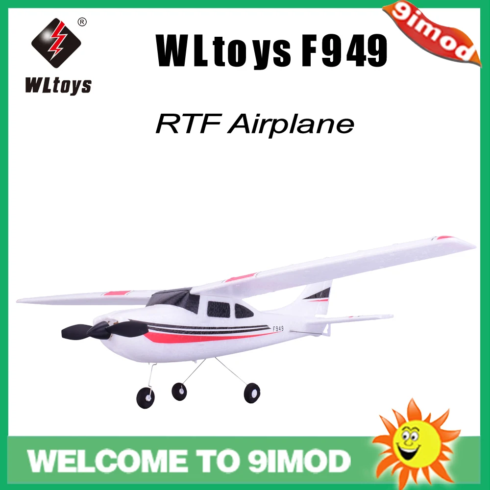 WLtoys F949 CESSNA 182 2 4G 3CH RC RTF радиоуправляемый самолет с дистанционным управлением самолёт неподвижным