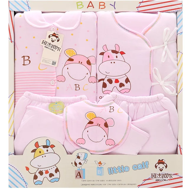 Free Shipping Thickening 100 Cotton Baby Clothes Newborn Gift Box