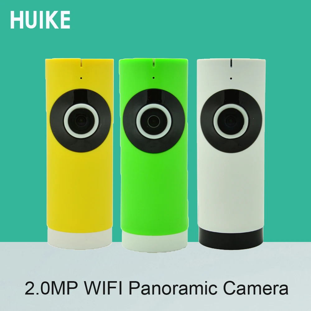 

1 PCS 1080P WIFI Panoramic Camera Security Home 180 degree IOS Android Apps Control Fisheye Lens Night vision Baby Monitor