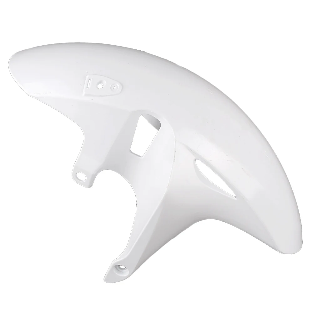 Unpainted White Front Wheel Fender Mudguard Splash Extension Extender Fairing Cover For Honda CBR600F CBR 600F 2011 Bodykit