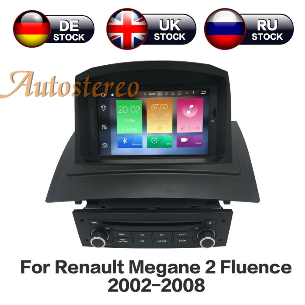 

Octa core CPU Android 8 32G Car DVD Player for Renault Megane 2 Fluence 2002-2008 GPS navigation head unit radio tape recorder